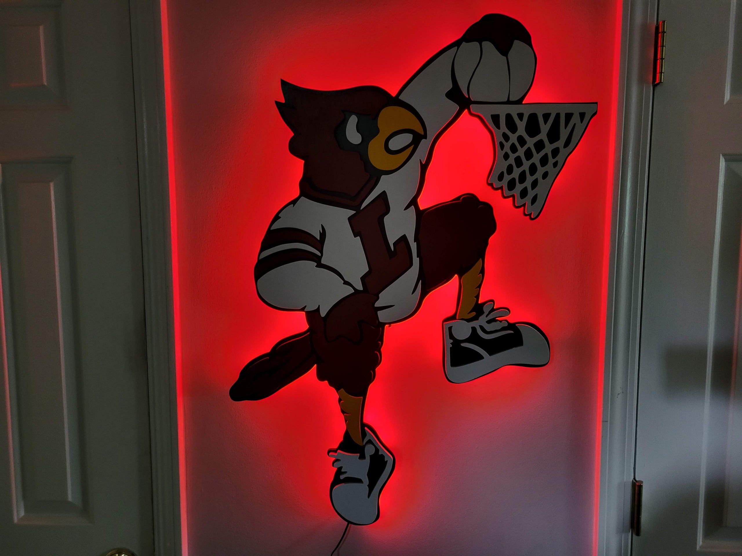 University Louisville Cardinal Logos Sticker